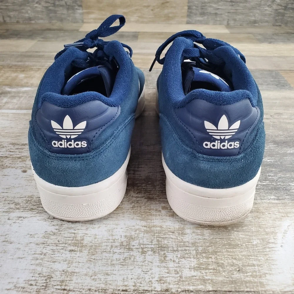 Adidas Rivalry Low Mens Shoes Sz 9.5 Running Collegiate Navy Cloud White Sneaker